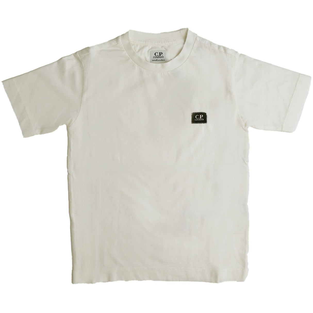 C.P. Company Gauze White T-Shirt Short Sleeve