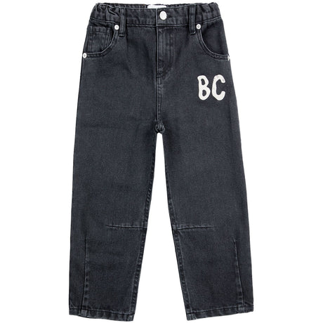 Bobo Choses Black B.C Shadow Denim Baggy Pants