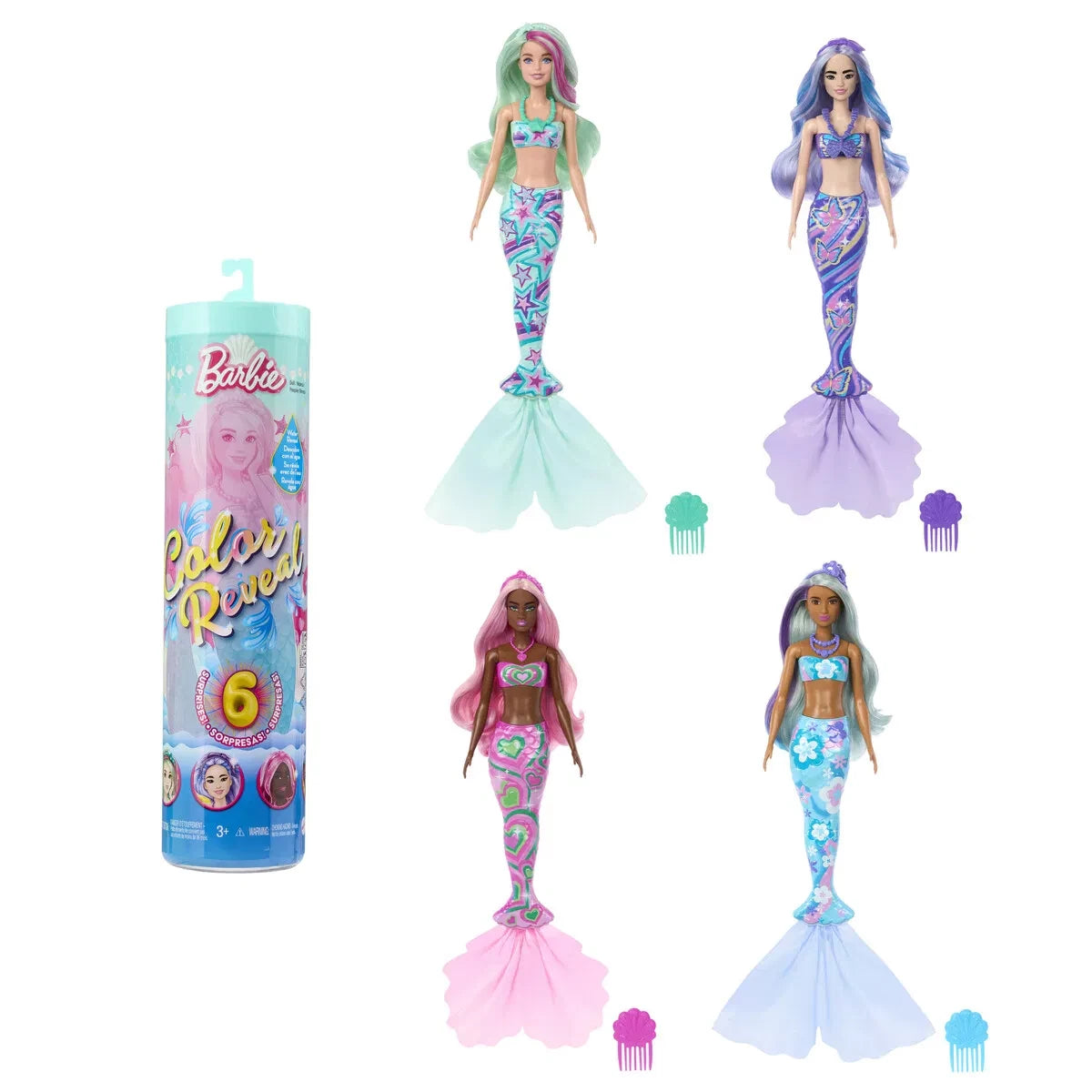 Buy Barbie Color Reveal Deep Sea Mermaids Luksusbaby Luksusbaby COM
