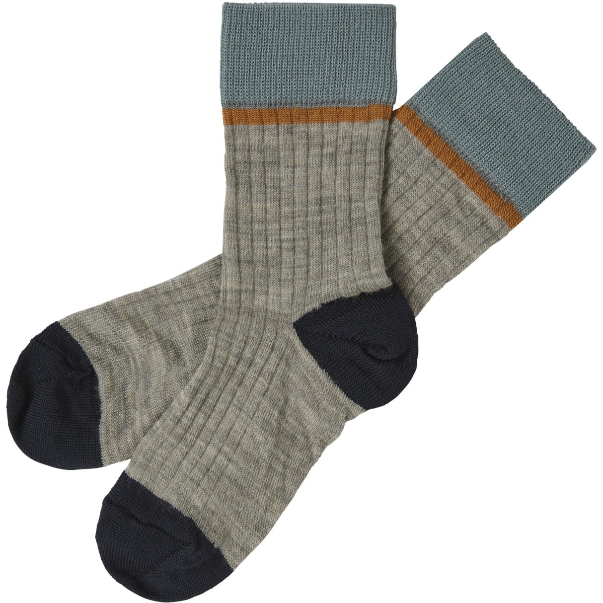 FUB Hazel Melange 2-pak Colour Block Socks