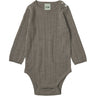 FUB Hazel Melange Baby Rib Bodysuit Ls