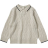 FUB Ecru Baby Pointelle Tee L/S