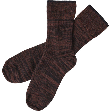 FUB Dark Navy/Clay 2-pak Melange Socks