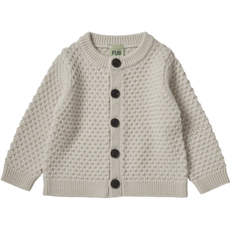 FUB Ecru Baby Structure Cardigan