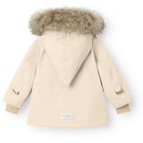 Mini A ture Angora cream Wang Fleece Winter jacket w. Fur