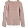 Wheat Dry Rose Wool Blouse Alfie