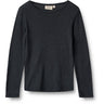 Wheat Navy Wool Blouse Alfie