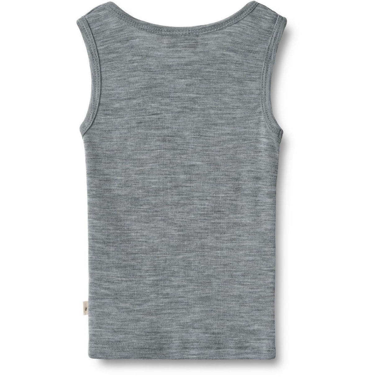 Wheat Melange Grey Wool Singlet Iggy