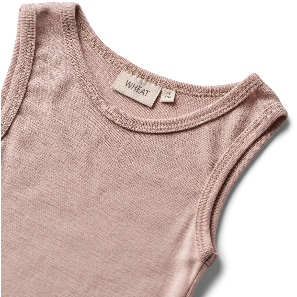 Wheat Dry Rose Wool Singlet Iggy