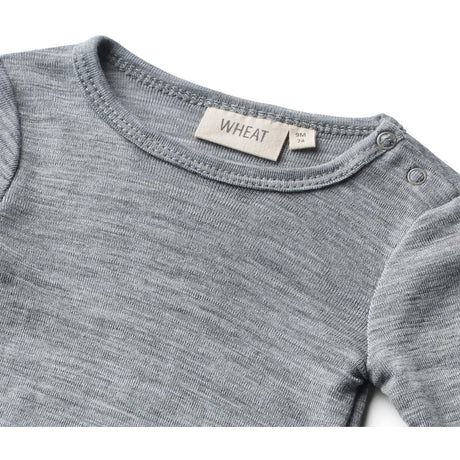 Wheat Melange Grey Wool Body Lucca