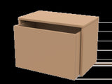FLEXA Lattè DOTS Storage Bench 60x35x42 cm