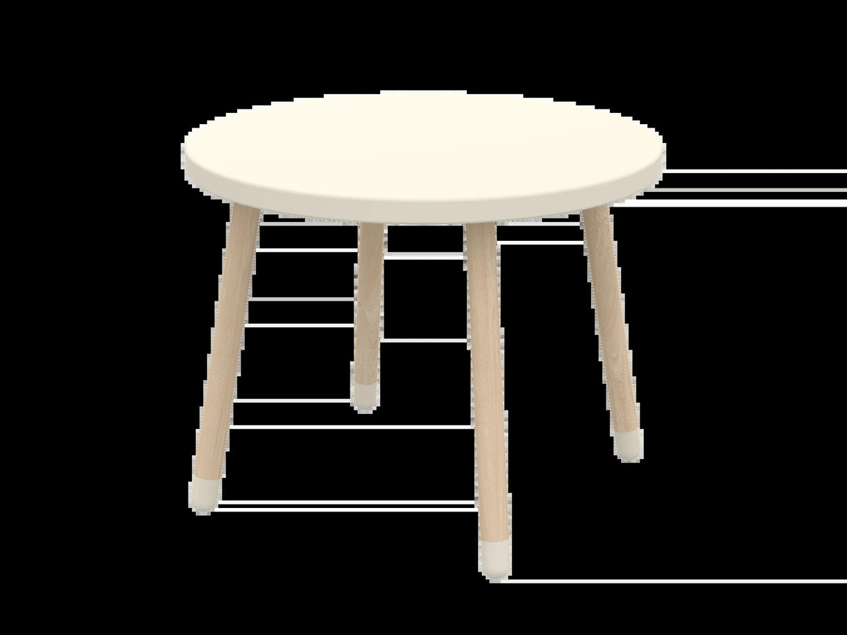 FLEXA Creme DOTS Table 60x47 cm