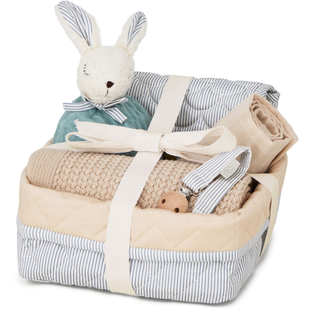 Cam Cam Copenhagen Classic Stripes Blue Baby Shower Hamper