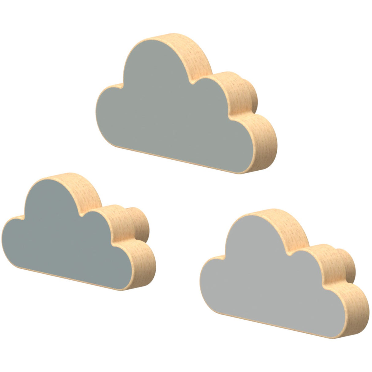 Cam Cam Copenhagen Wooden Cloud Hooks 3-Pack