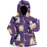 Småfolk Purple Heart Winter Coat With Polar Bears