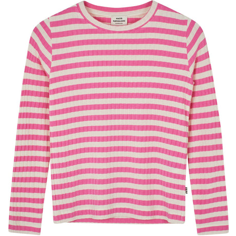 Mads Nørgaard Carmine Rose/Vanilla Ice 5x5 Classic Stripe Talika Top