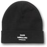 Mads Nørgaard Black Isak Logo Ambas Beanie