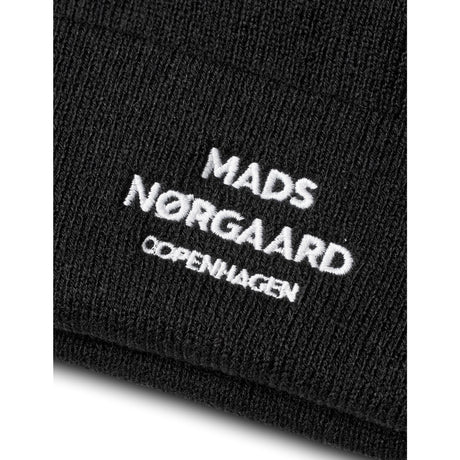 Mads Nørgaard Black Isak Logo Ambas Beanie