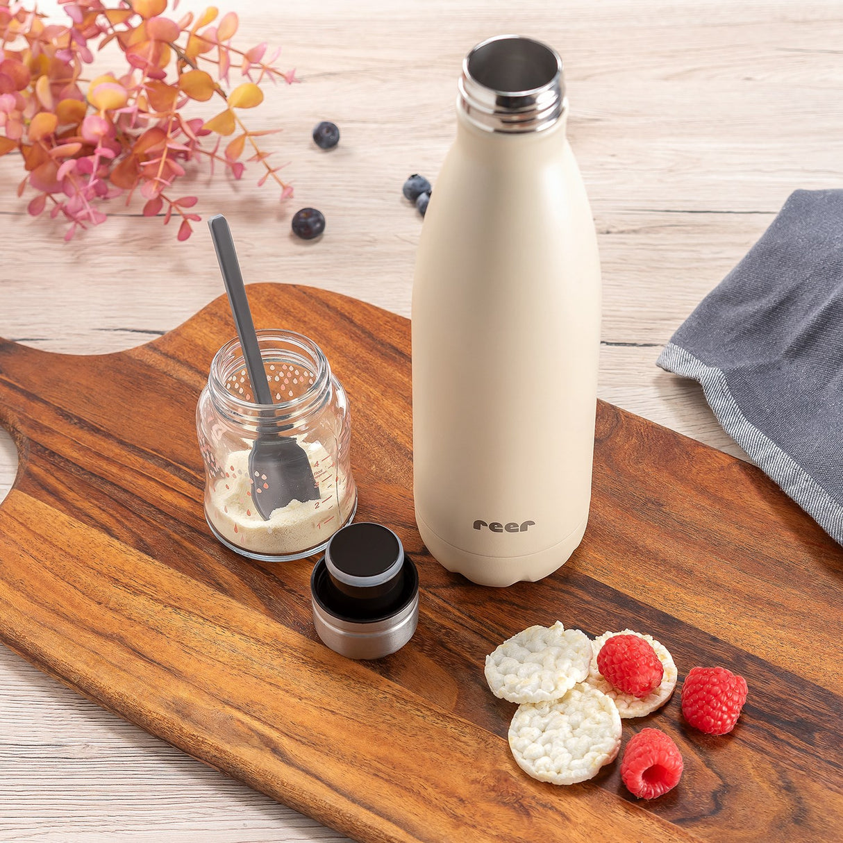 REER Thermo Bottle - Creme