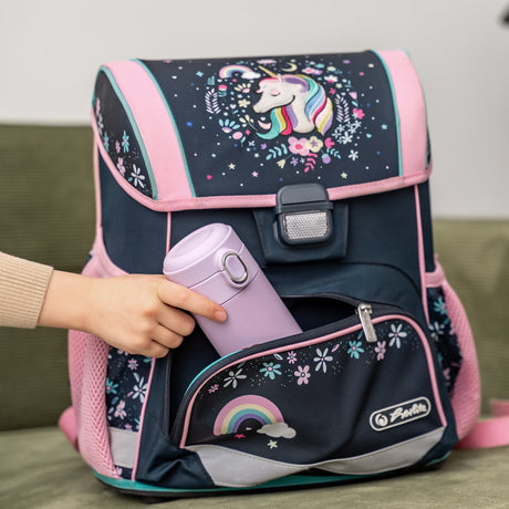 REER Drinking bottle with straw - Purple