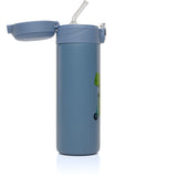 REER Drinking bottle with straw - Blue