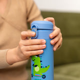 REER Drinking bottle with straw - Blue
