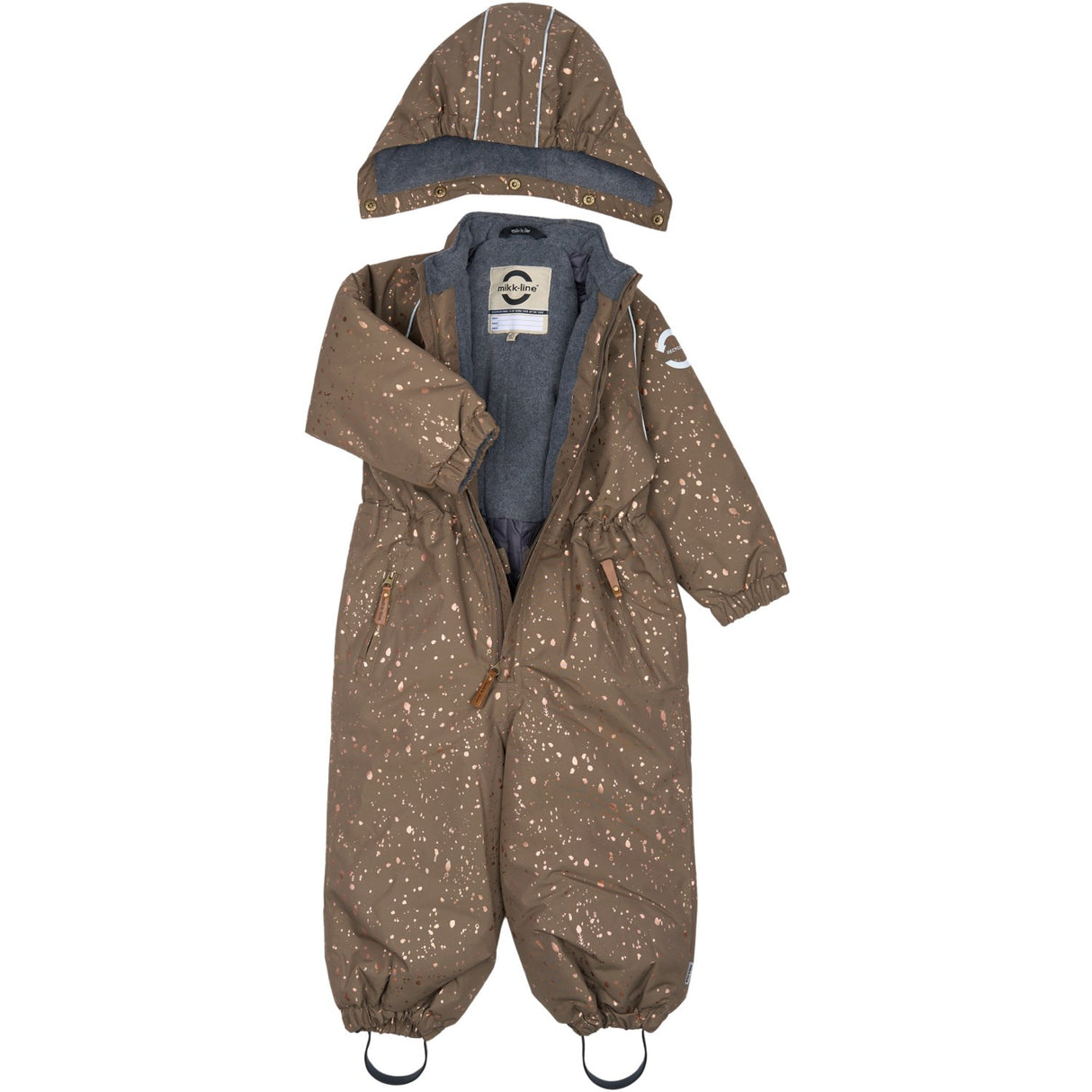 Mikk-Line Chocolate Chip Polyester Suit Glitter