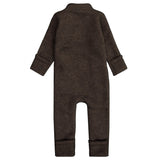 Mikk-Line Dark Brown Melange Wool suit