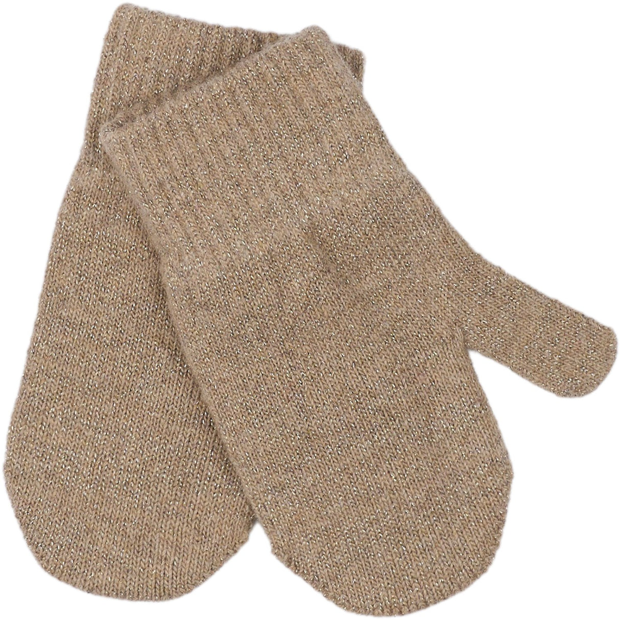 Mikk-Line Nightshade-Chocolate Chip-Doeskin Magic Mittens w. Lurex 3-pack