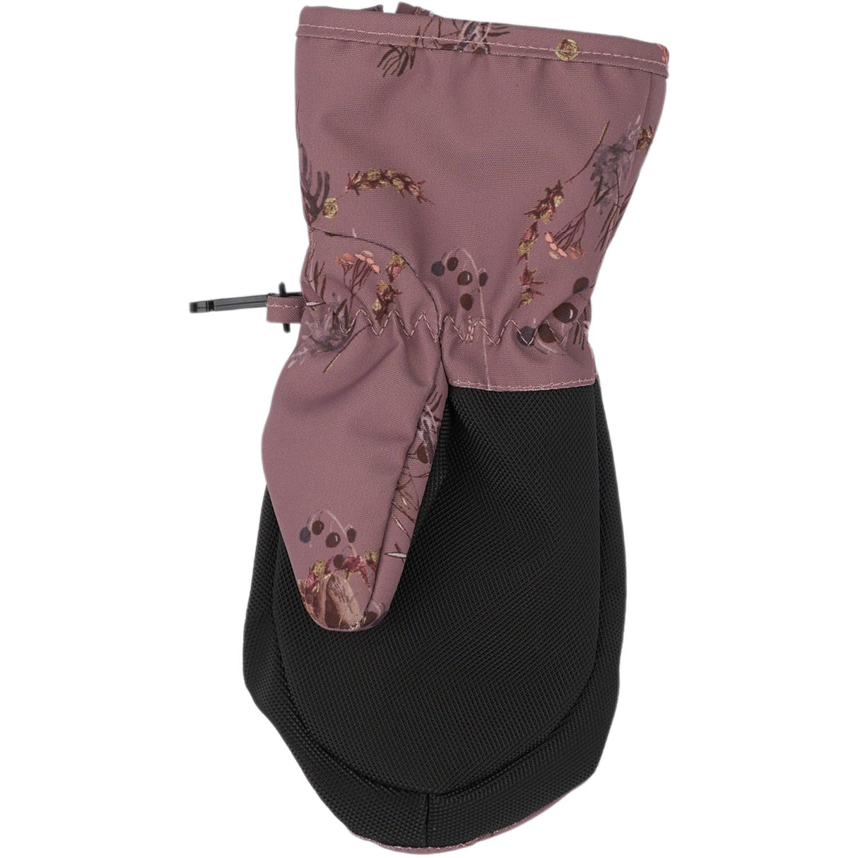 Mikk-Line Twilight Mauve Polyester Mittens with Zipper