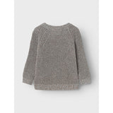 Lil'Atelier Sky Gray Noro Knit Blouse