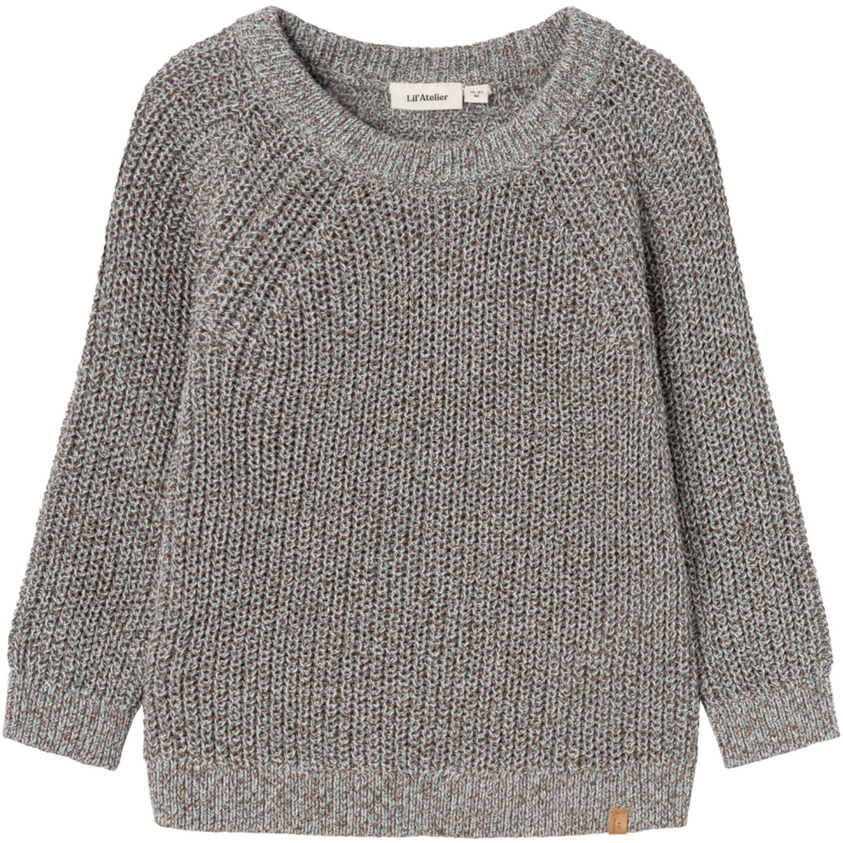 Lil'Atelier Sky Gray Noro Knit Blouse