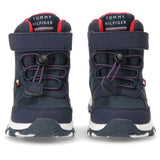 Tommy Hilfiger Blue Fur Boot Blue