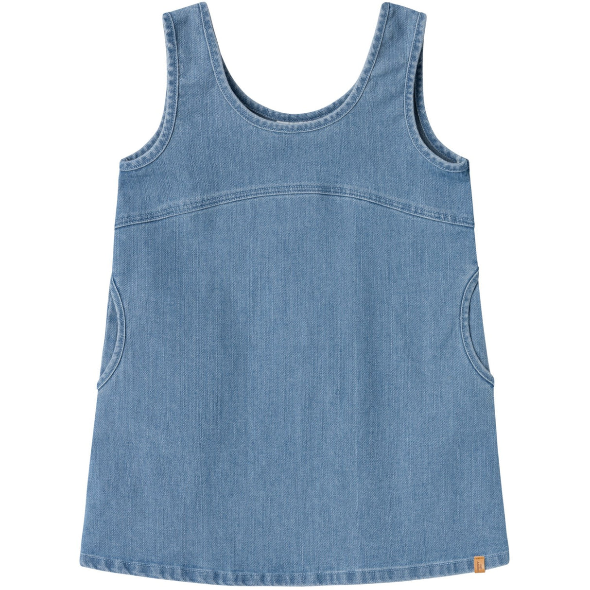 Lil'Atelier Medium Blue Denim Okaja Denim Spencer Dress