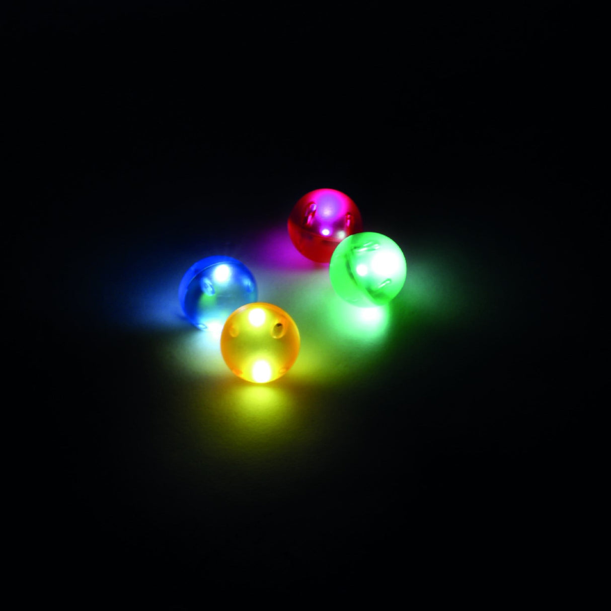 Cleverclixx Multicolor Balls Pack Dazzling Lights 4 pieces