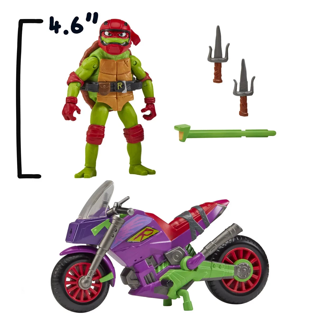 Turtles Mutant Mayhem Dragon Motorcycle Raphael