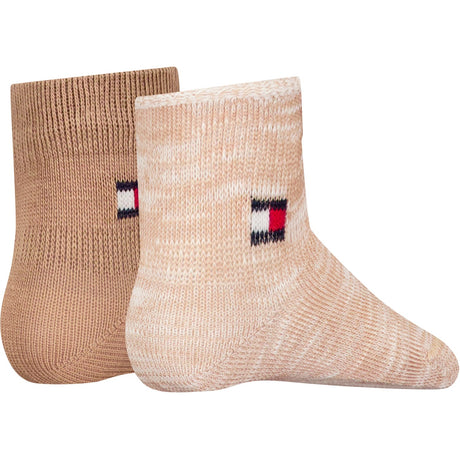 Tommy Hilfiger Classic Khaki Baby Socks 2-pack Runfree