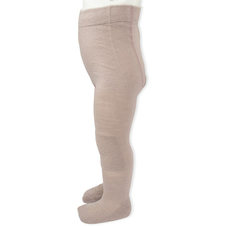 Lillelam Beige Wool Tights Anti Slip