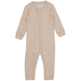 Lillelam Light Beige Wool Onesie