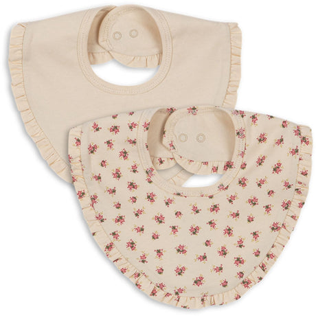 Konges Sløjd Buttercream/Bloomie Basic 2 Pack Frill Bib