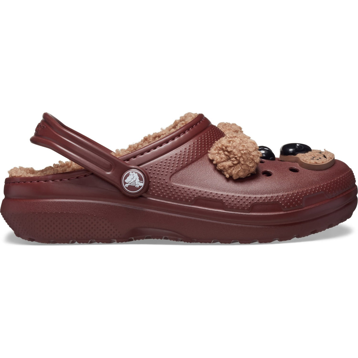 Crocs Dark Clay Classic Lined IAM Brown Bear Clog K