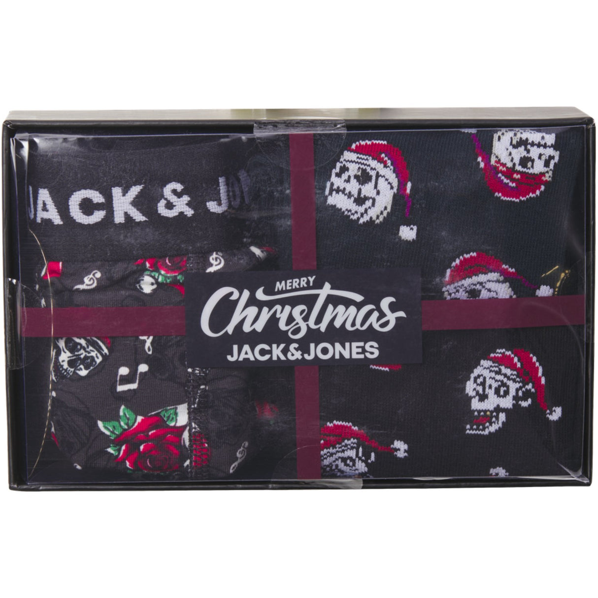 Jack & Jones Junior Black Xmas Skull Giftbox