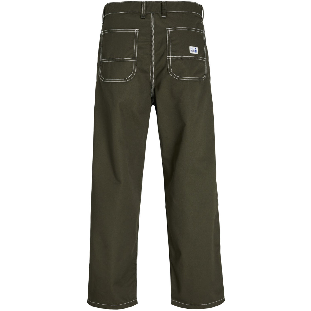 Jack & Jones Junior Olive Night Stalex Contrast Worker Pants