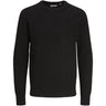 Jack & Jones Junior Black Jones Knit Crew Neck Blouse