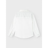 Name It Bright White Solid Rekid Shirt