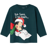 Name It Sea Moss Silas Mickey Mouse Regular Blouse