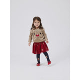 Name It Jester Red Raindeer Veross Tulle Skirt