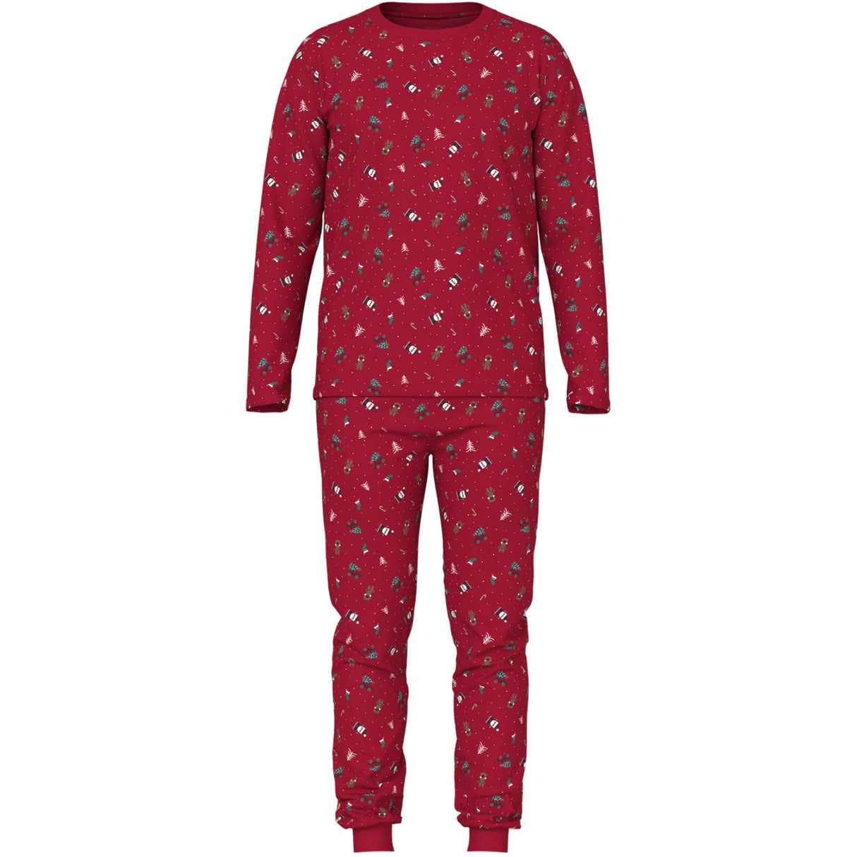 Name It Jester Red Christmas Elements Nanvismas Nightset Adult