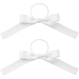 Name It Bright White Rena 2-pack Bow Hairelastic