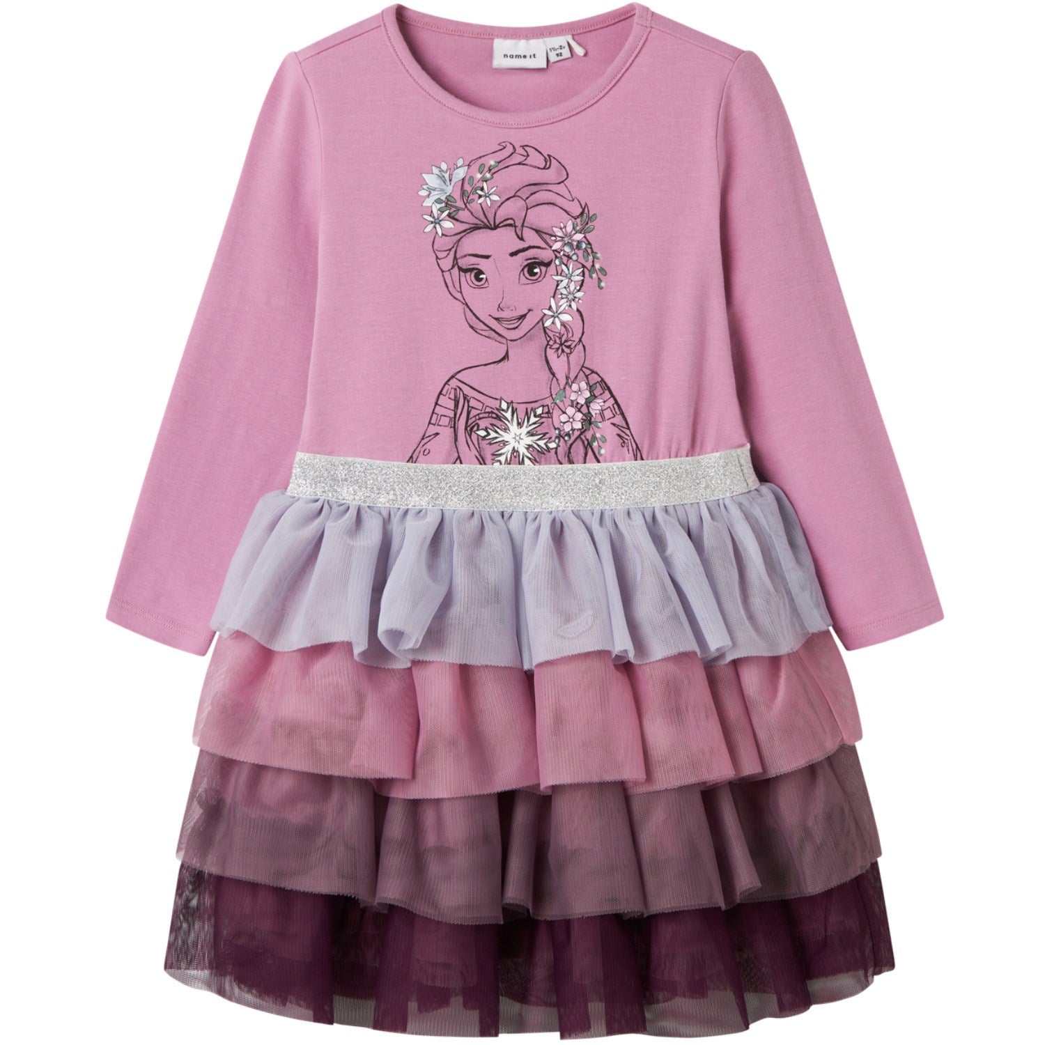 open lace back dress Buy Name It Mauve Orchid Okanna Frozen Tulle Dress
